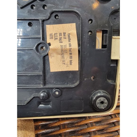 Vintage 1980 GTE Automatic Electric Push Dial Brown Land Line Telephone, Model # - Picture 3 of 9